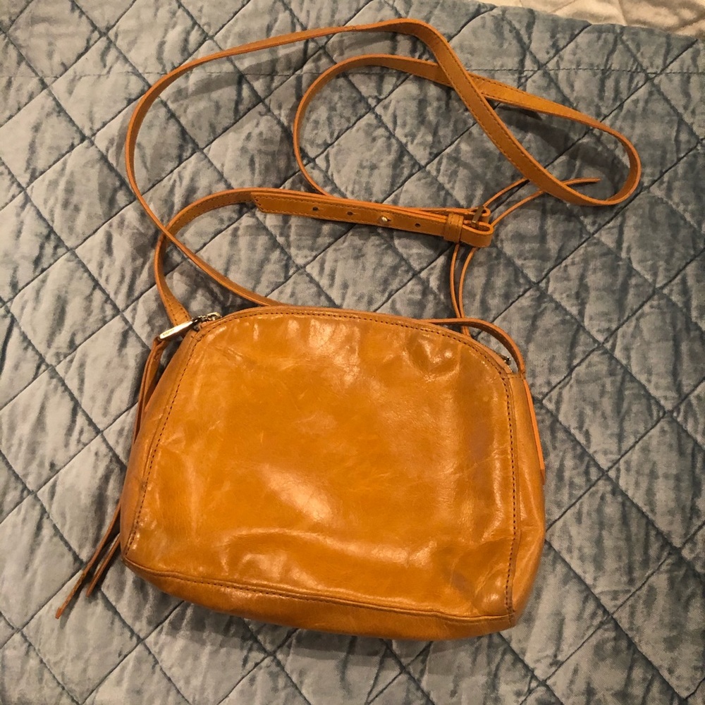 Dijon Leather HOBO Crossbody Bag